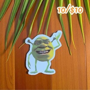 Shrek Mike Wazowski Mashup Vinyl Sticker – Gloss Finish